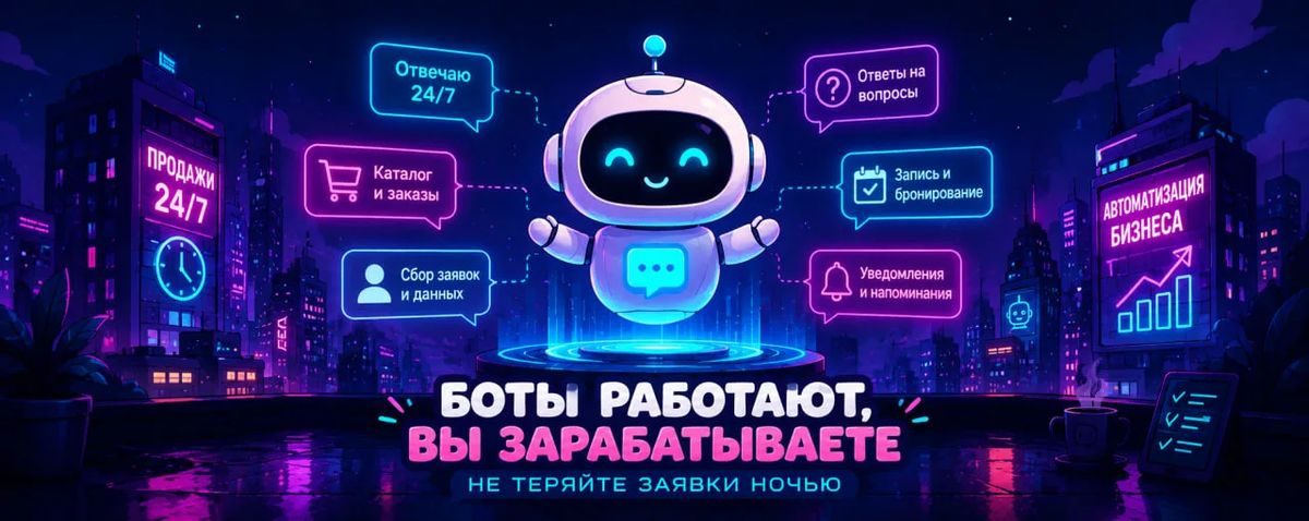 Как боты заменяют администратора и не теряют заявки